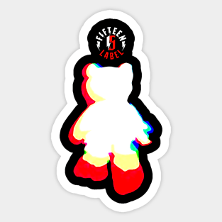 Teddy 3D Fifteen Sticker